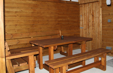 Corner Bench and Table Set