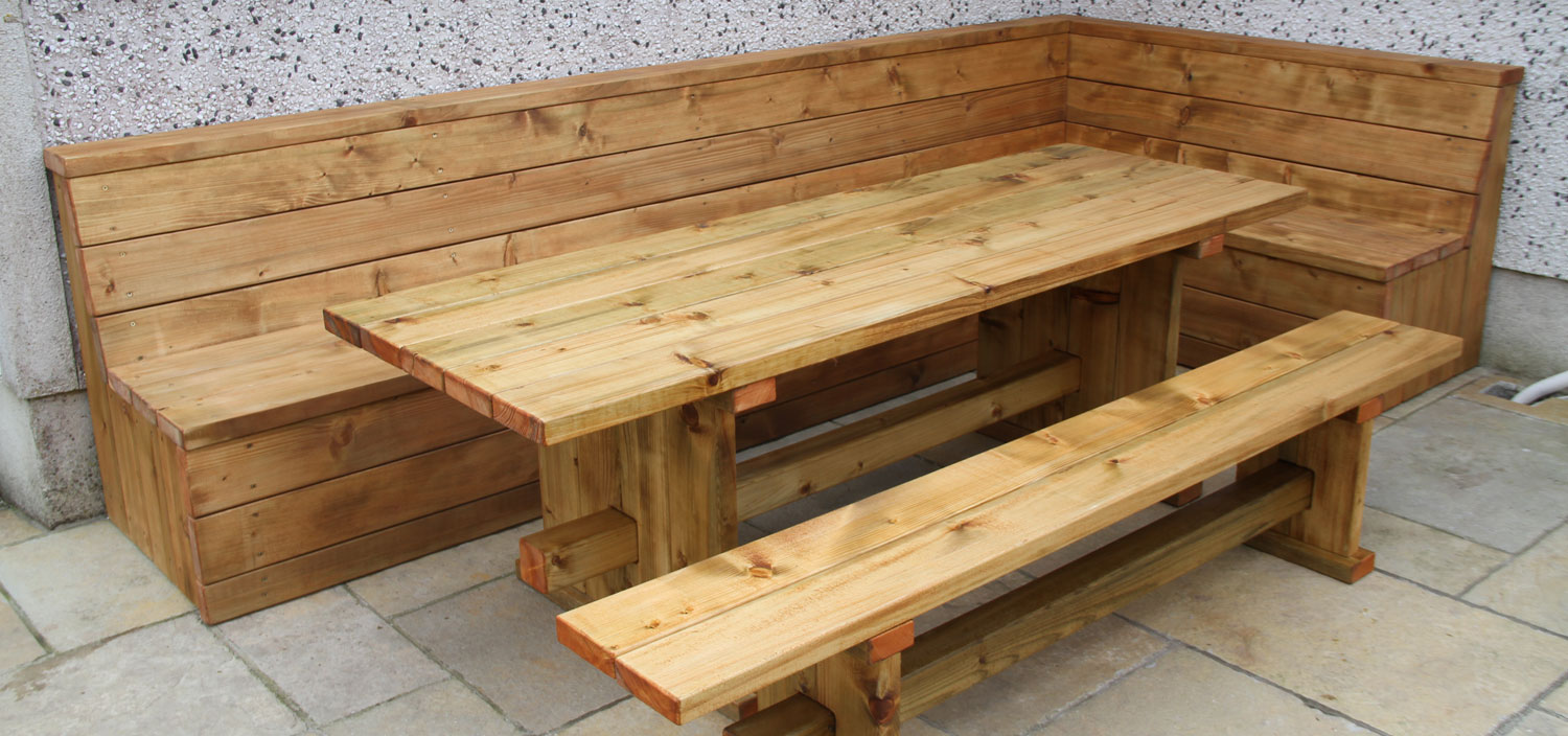 Custom Table and Bench 2