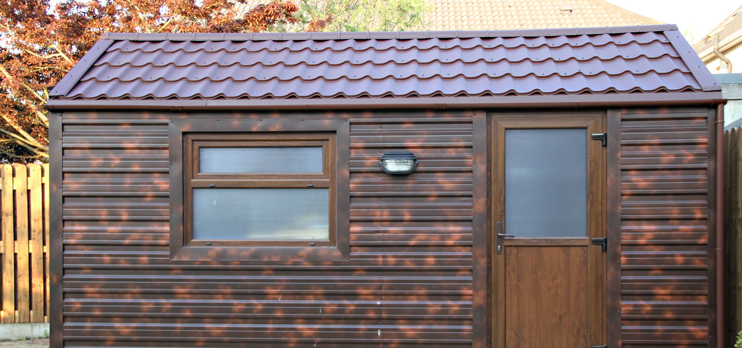 Corrugated Steel Shed 1