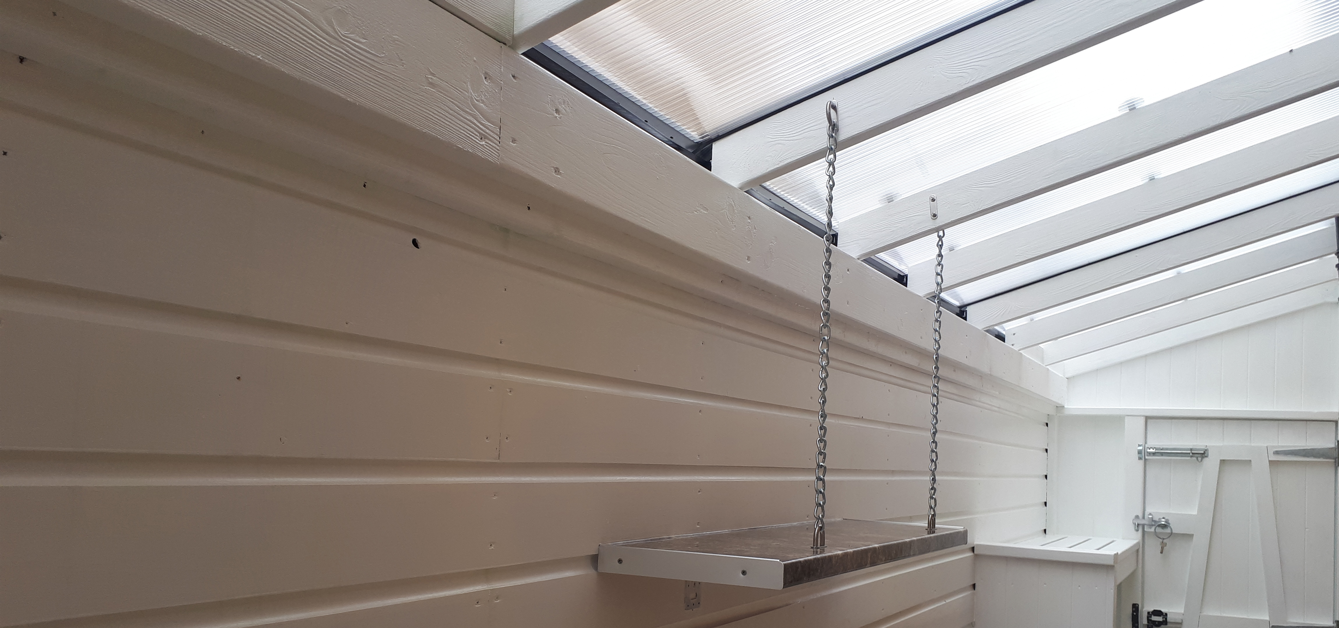Raised Roof for Side Passage Shed 2