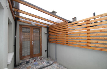 Roofed Sitting Area
