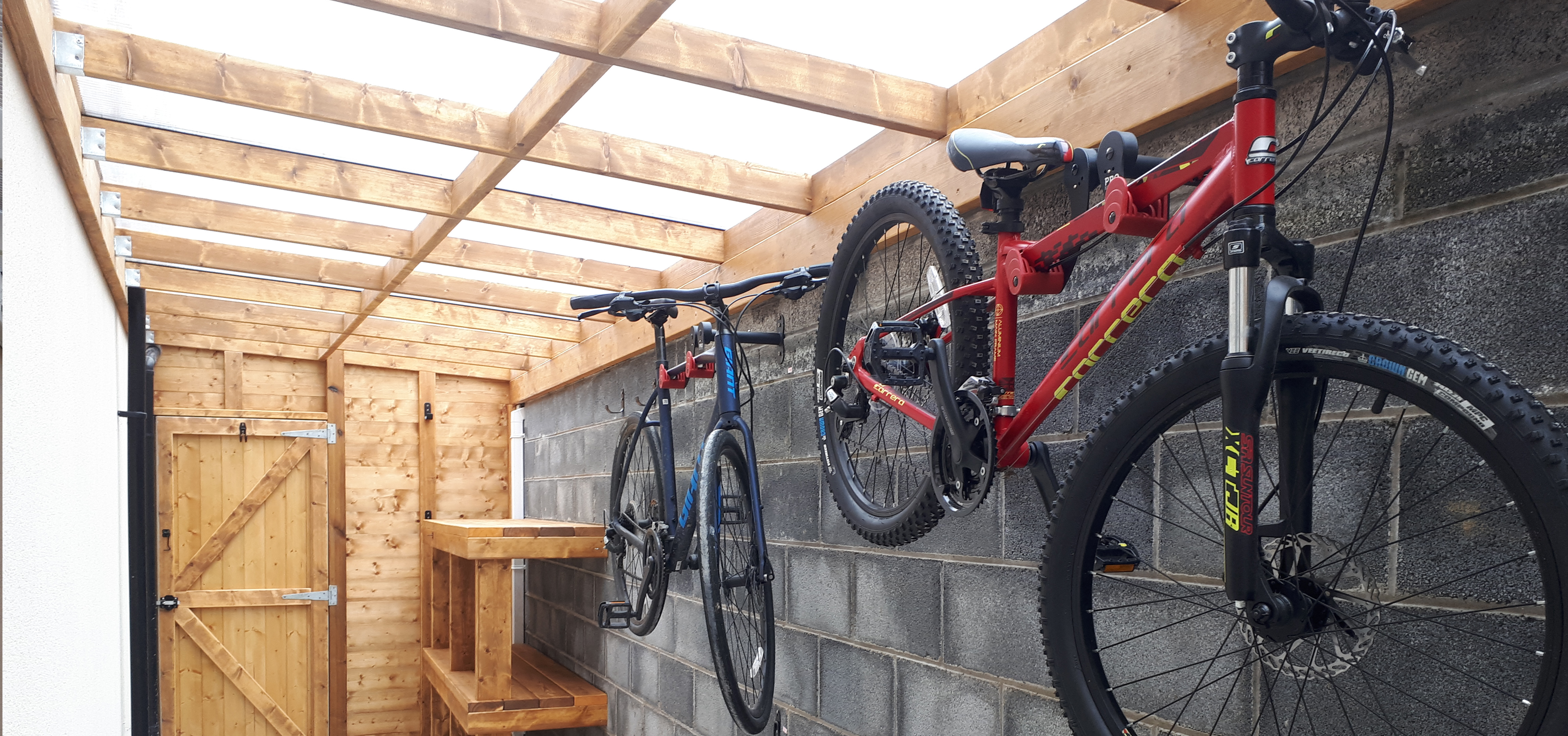Side Passage Bike Shed and Storage 1