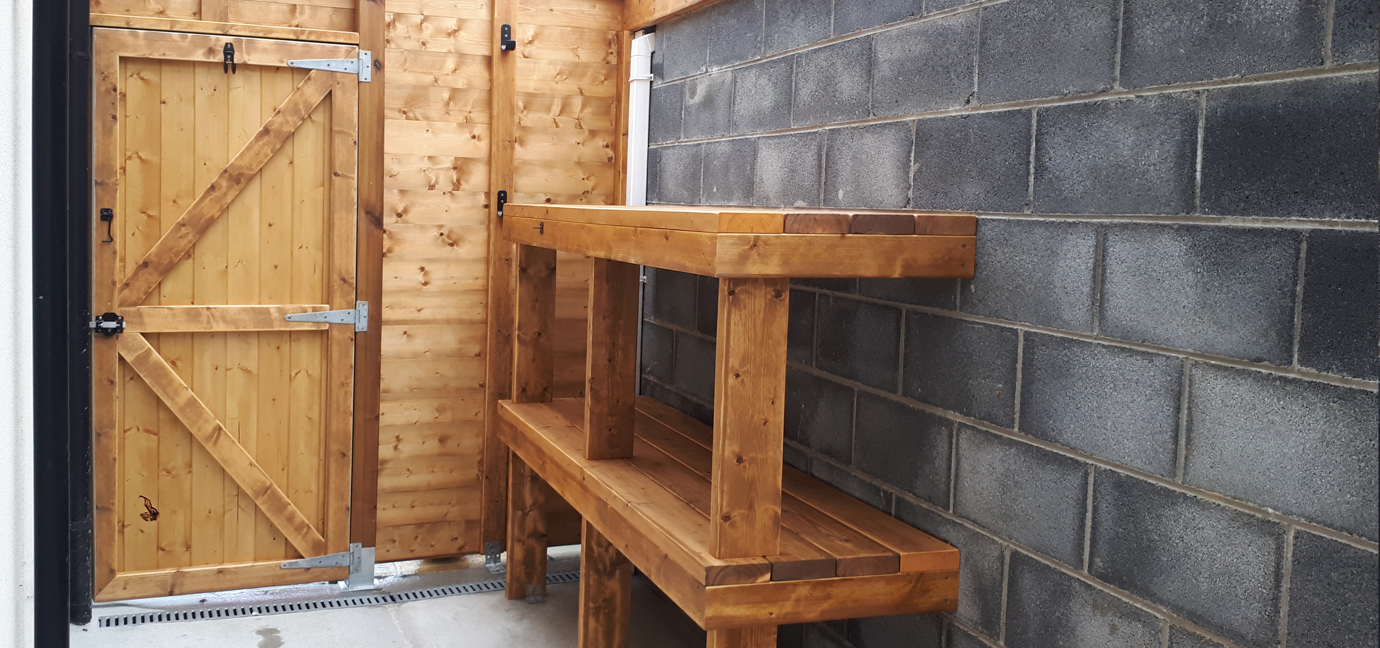 Side Passage Bike Shed and Storage 2